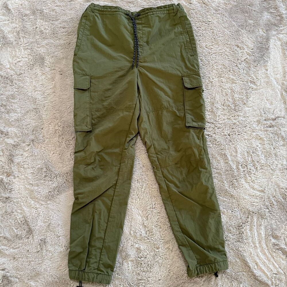 LCKR Olive Green Cargo Jogger Women’s Pants‎ Size L Outdoor Pockets